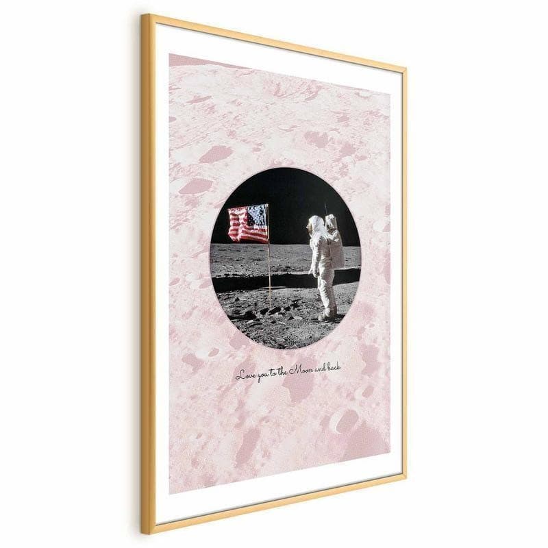 Poster - Love You to the Moon and Back in Poster e stampe Collezione Casa - Trebisacce, commercioVirtuoso.it
