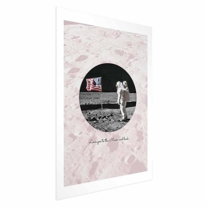 Poster - Love You to the Moon and Back in Poster e stampe Collezione Casa - Trebisacce, commercioVirtuoso.it