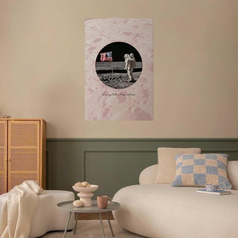 Poster - Love You to the Moon and Back in Poster e stampe Collezione Casa - Trebisacce, commercioVirtuoso.it