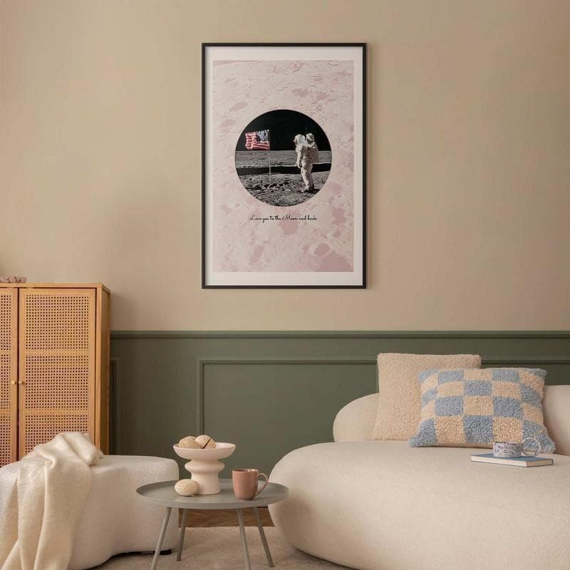 Poster - Love You to the Moon and Back in Poster e stampe Collezione Casa - Trebisacce, commercioVirtuoso.it