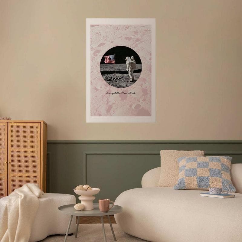 Poster - Love You to the Moon and Back in Poster e stampe Collezione Casa - Trebisacce, commercioVirtuoso.it