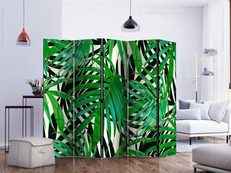 Paravento Tropical Leaves II [divisori da interno] in Paraventi Collezione Casa - Trebisacce, commercioVirtuoso.it