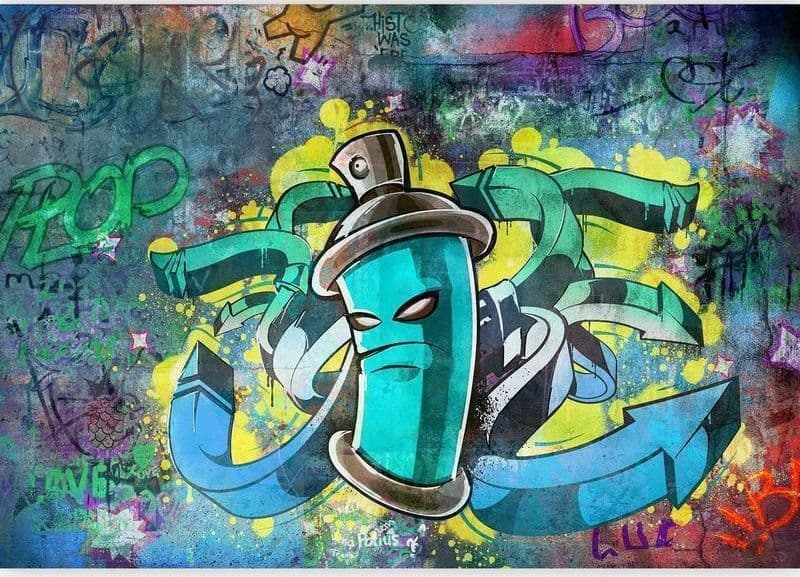 Fotomurale Graffiti maker in Carta da parati Collezione Casa - Trebisacce, commercioVirtuoso.it