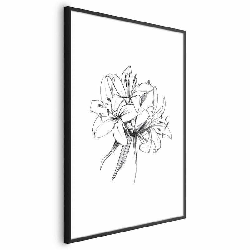 Poster - Drawn Flowers in Poster e stampe Collezione Casa - Trebisacce, commercioVirtuoso.it