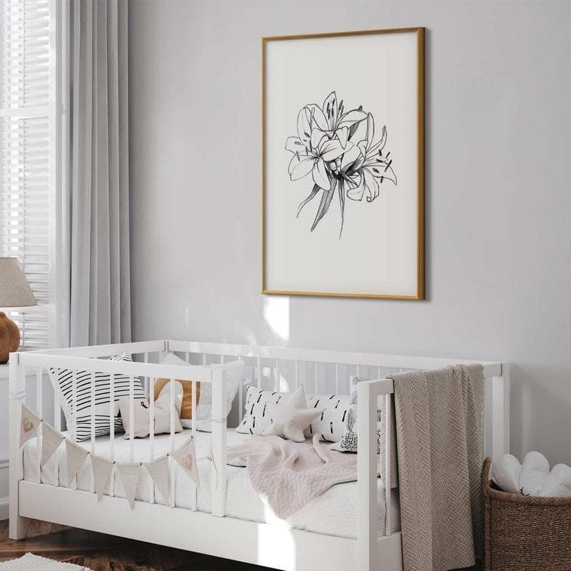 Poster - Drawn Flowers in Poster e stampe Collezione Casa - Trebisacce, commercioVirtuoso.it