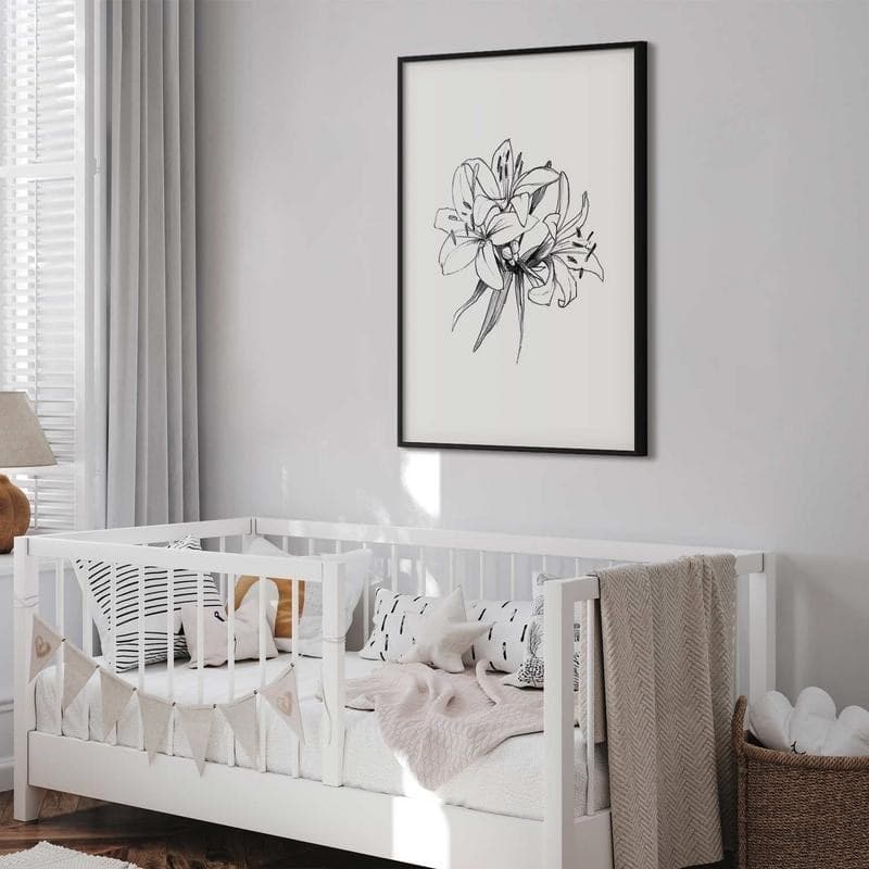 Poster - Drawn Flowers in Poster e stampe Collezione Casa - Trebisacce, commercioVirtuoso.it