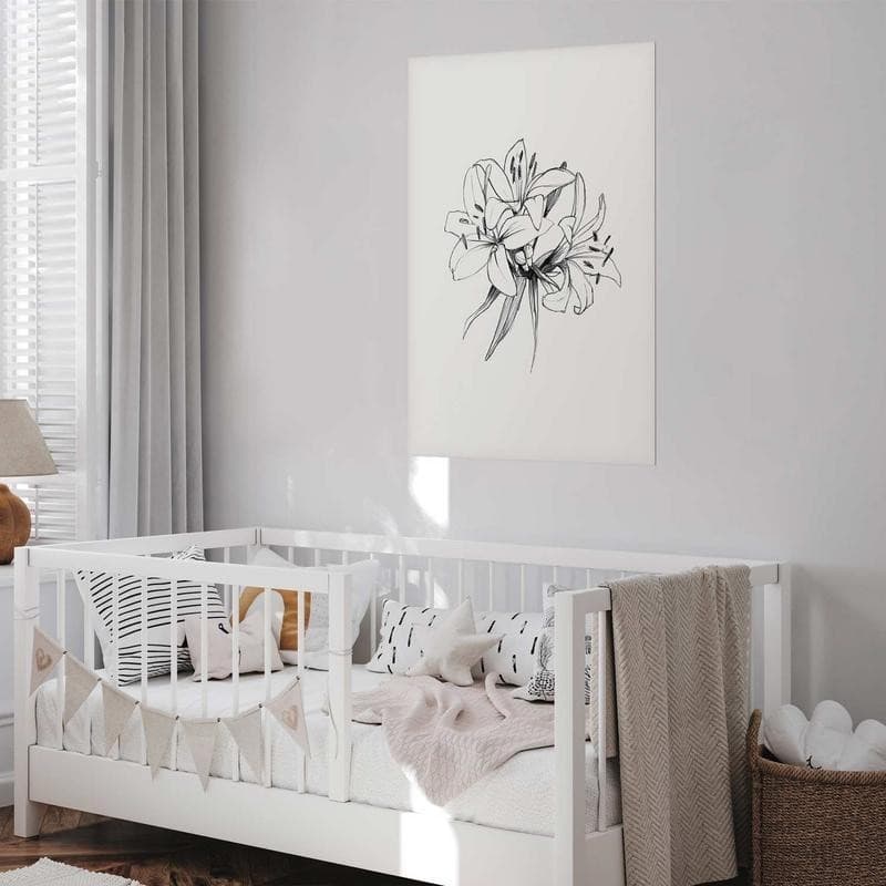 Poster - Drawn Flowers in Poster e stampe Collezione Casa - Trebisacce, commercioVirtuoso.it