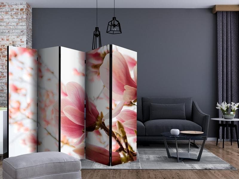 Paravento Pink magnolia II [Room Dividers] in Paraventi Collezione Casa - Trebisacce, commercioVirtuoso.it