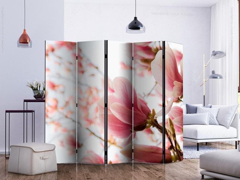 Paravento Pink magnolia II [Room Dividers] in Paraventi Collezione Casa - Trebisacce, commercioVirtuoso.it