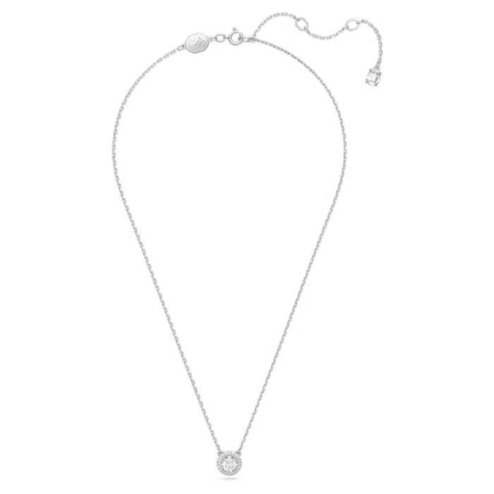 Swarovski Collana con Pendente Una Angelic Taglio tondo, Pavé, Bianco, Placcato rodio in Collane Alba Gioielli - Casoria, commercioVirtuoso.it