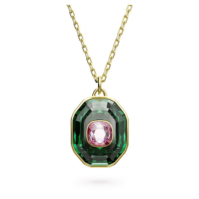Swarovski  Collana  Chroma da donna multicolor placcato color oro