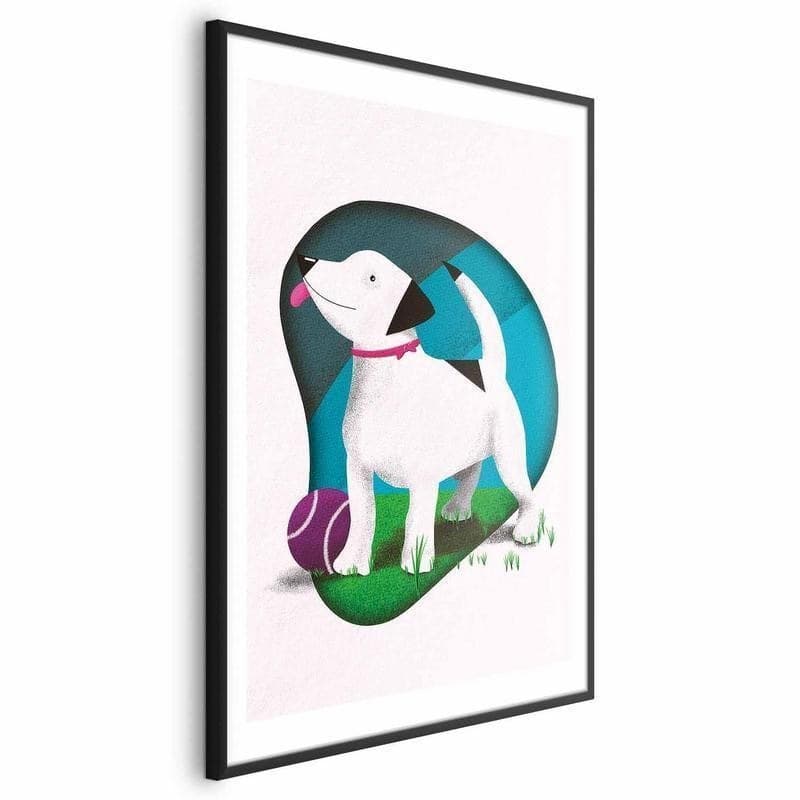 Poster - Dog and Ball in Poster e stampe Collezione Casa - Trebisacce, commercioVirtuoso.it