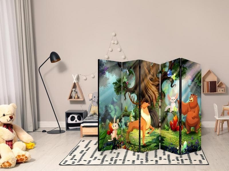 Paravento Bear and Friends II [Room Dividers] in Paraventi Collezione Casa - Trebisacce, commercioVirtuoso.it