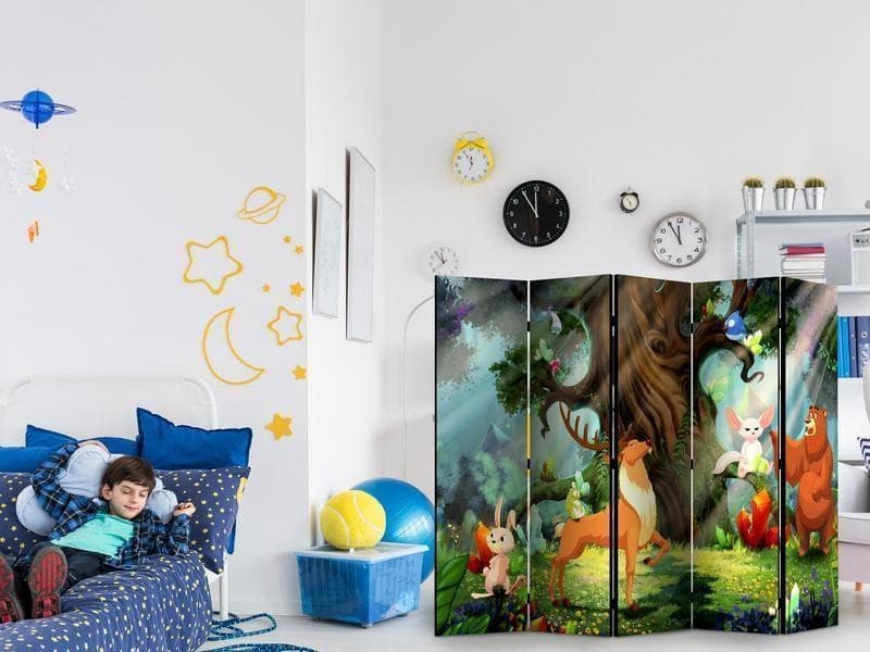 Paravento Bear and Friends II [Room Dividers] in Paraventi Collezione Casa - Trebisacce, commercioVirtuoso.it