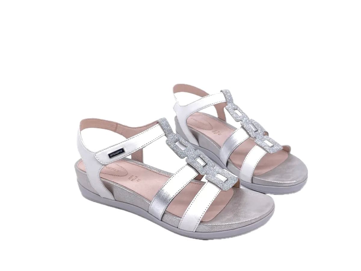 STONEFLY Sandali Donna Eve 24 Cloud White in Sandali moda Calzature Durello - Agna, commercioVirtuoso.it