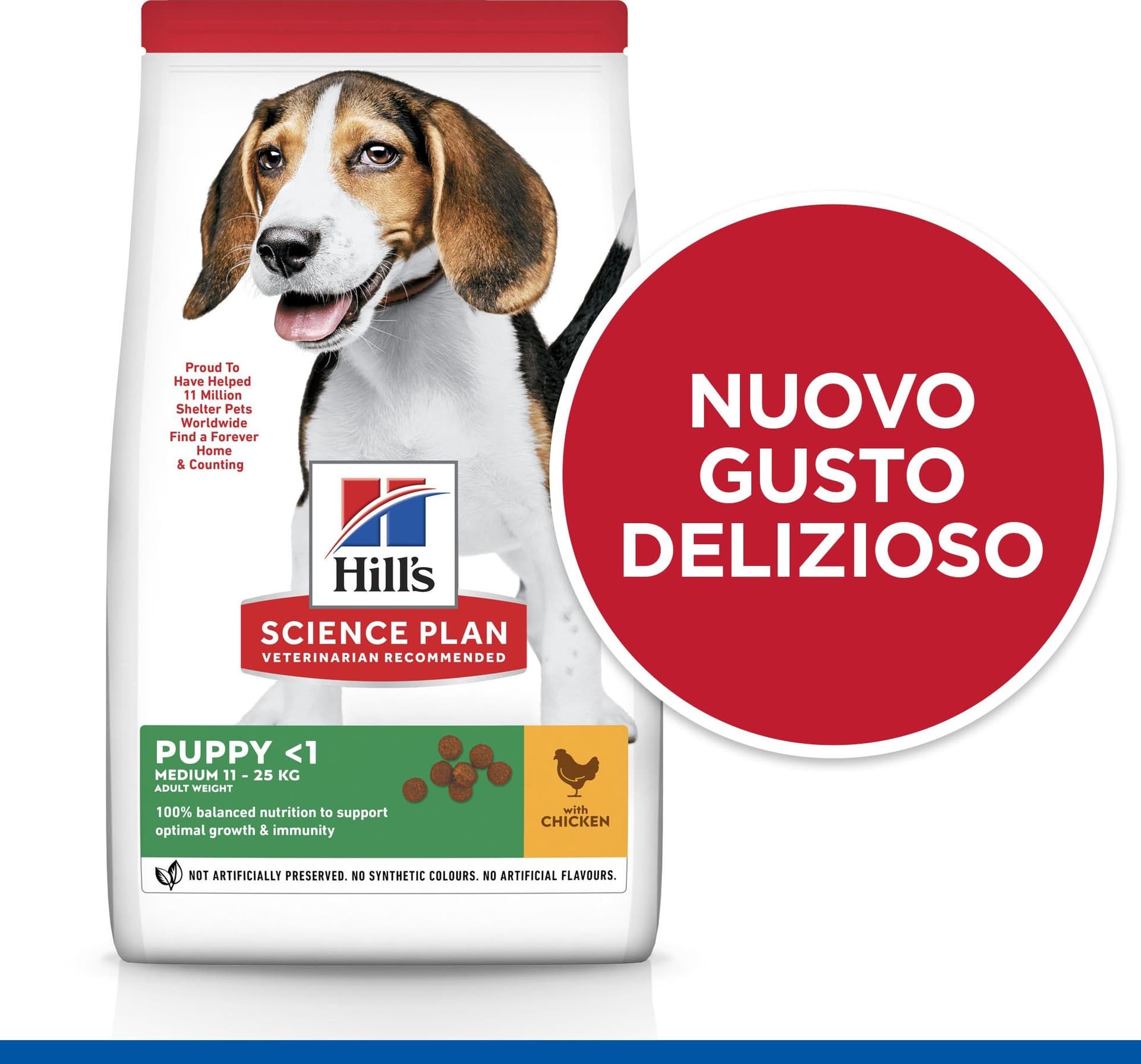 Hill's Mantenimento secco Cani Puppy Medium pollo in Secco 101 Market - Poggibonsi, commercioVirtuoso.it