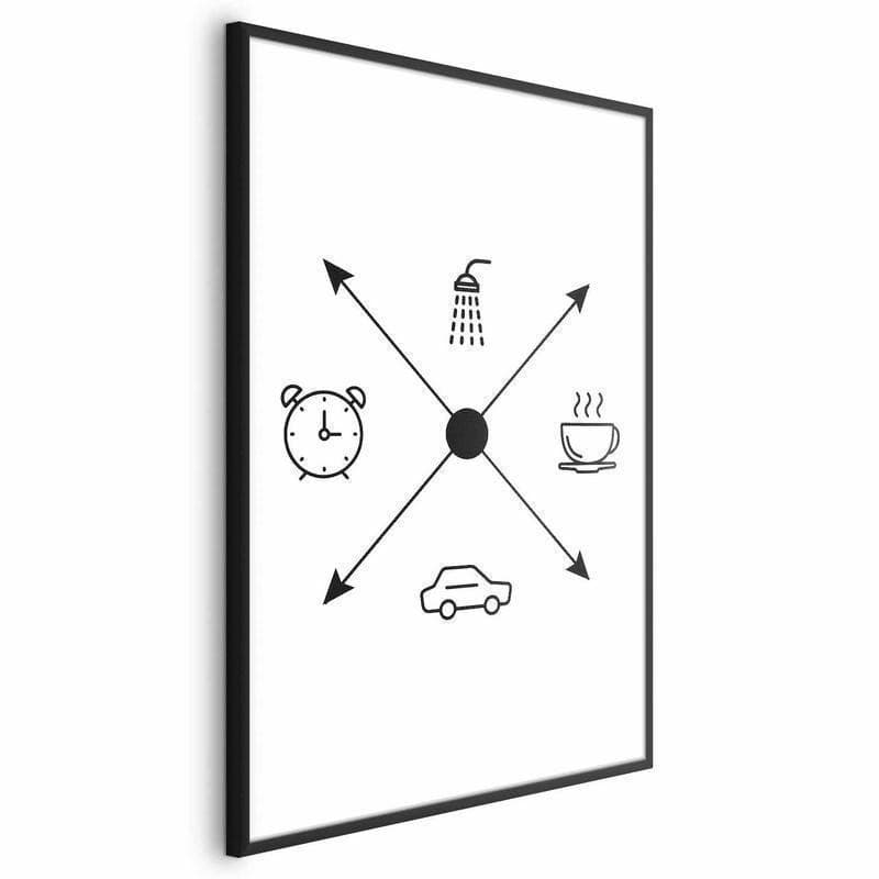 Poster - Daily Schedule in Poster e stampe Collezione Casa - Trebisacce, commercioVirtuoso.it