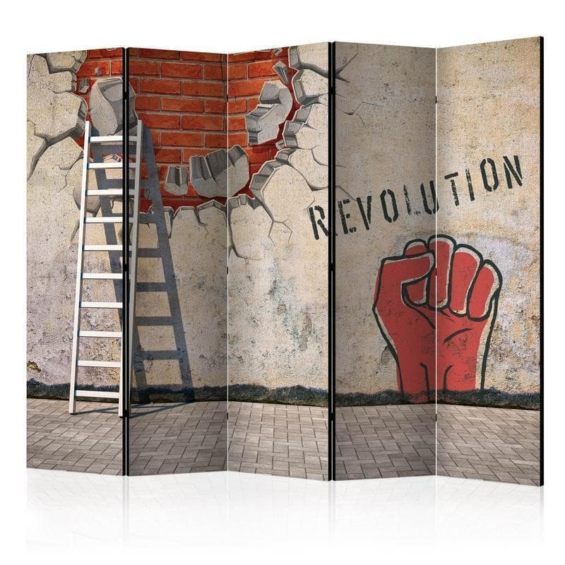 Paravento The invisible hand of the revolution II [Room Dividers] in Paraventi Collezione Casa - Trebisacce, commercioVirtuoso.it