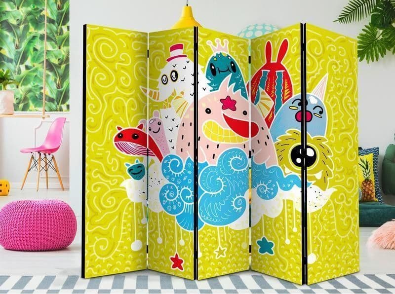 Paravento Happy Creatures II [divisori da interno] in Paraventi Collezione Casa - Trebisacce, commercioVirtuoso.it