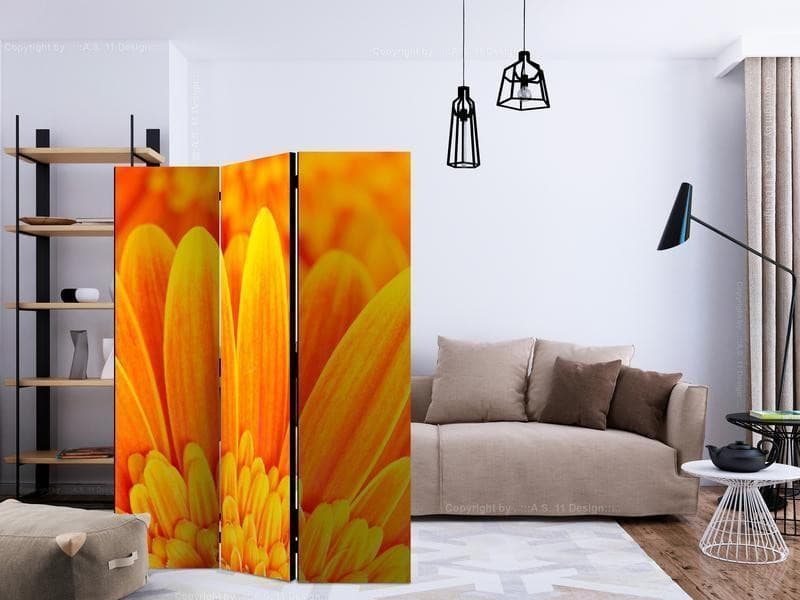 Paravento Yellow gerbera daisies [Room Dividers] in Paraventi Collezione Casa - Trebisacce, commercioVirtuoso.it