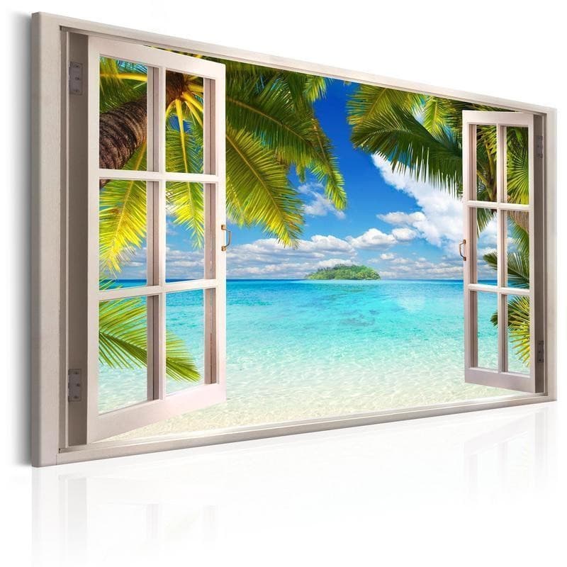 Quadro Window Sea View in Poster e stampe Collezione Casa - Trebisacce, commercioVirtuoso.it