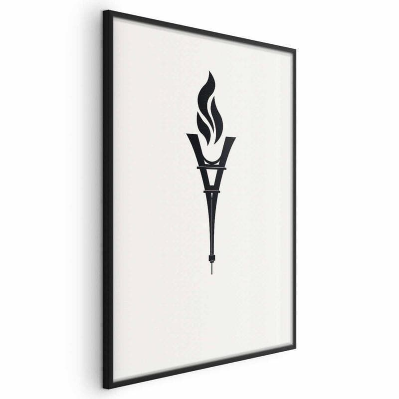 Poster - Torch Shaped Like the Eiffel Tower in Poster e stampe Collezione Casa - Trebisacce, commercioVirtuoso.it