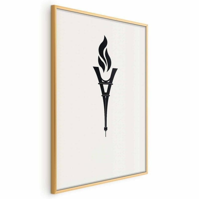 Poster - Torch Shaped Like the Eiffel Tower in Poster e stampe Collezione Casa - Trebisacce, commercioVirtuoso.it
