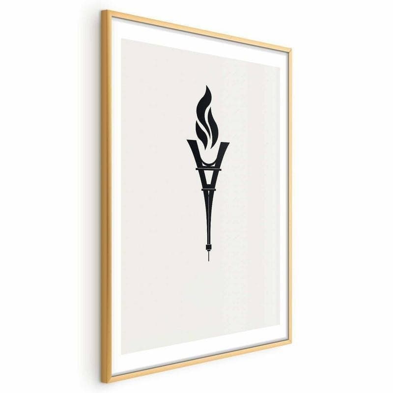 Poster - Torch Shaped Like the Eiffel Tower in Poster e stampe Collezione Casa - Trebisacce, commercioVirtuoso.it