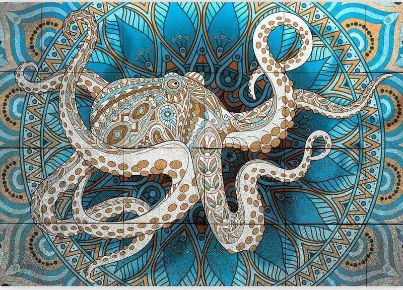 Fotomurale Zen Octopus in Carta da parati Collezione Casa - Trebisacce, commercioVirtuoso.it