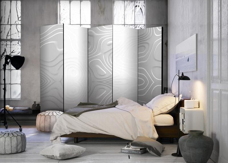 Paravento Room divider White waves II in Paraventi Collezione Casa - Trebisacce, commercioVirtuoso.it