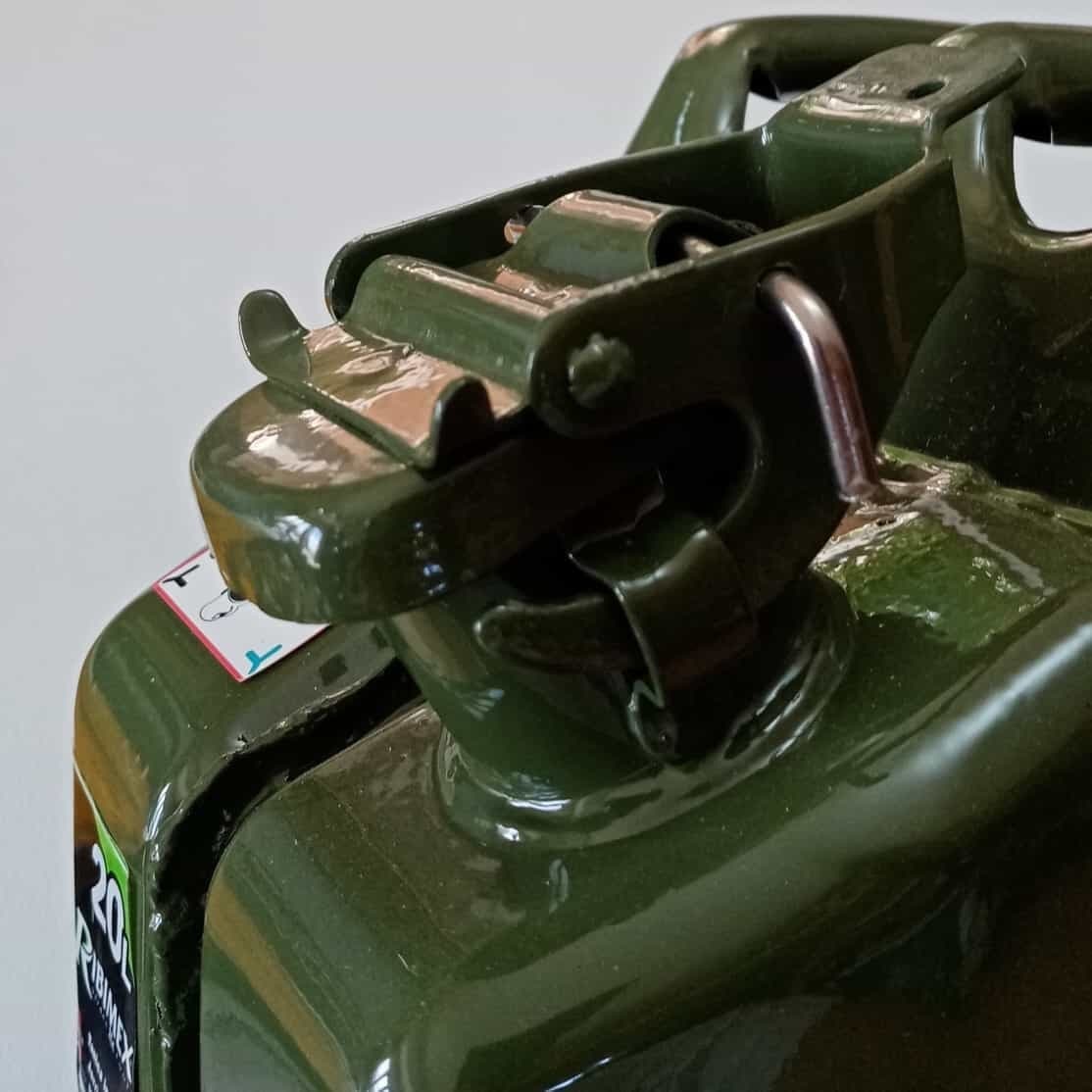 Ribimex tanica da 20lt in metallo a norma per trasporto carburante e infiammabili in Taniche carburante Aloiserw.com - Altomonte, commercioVirtuoso.it