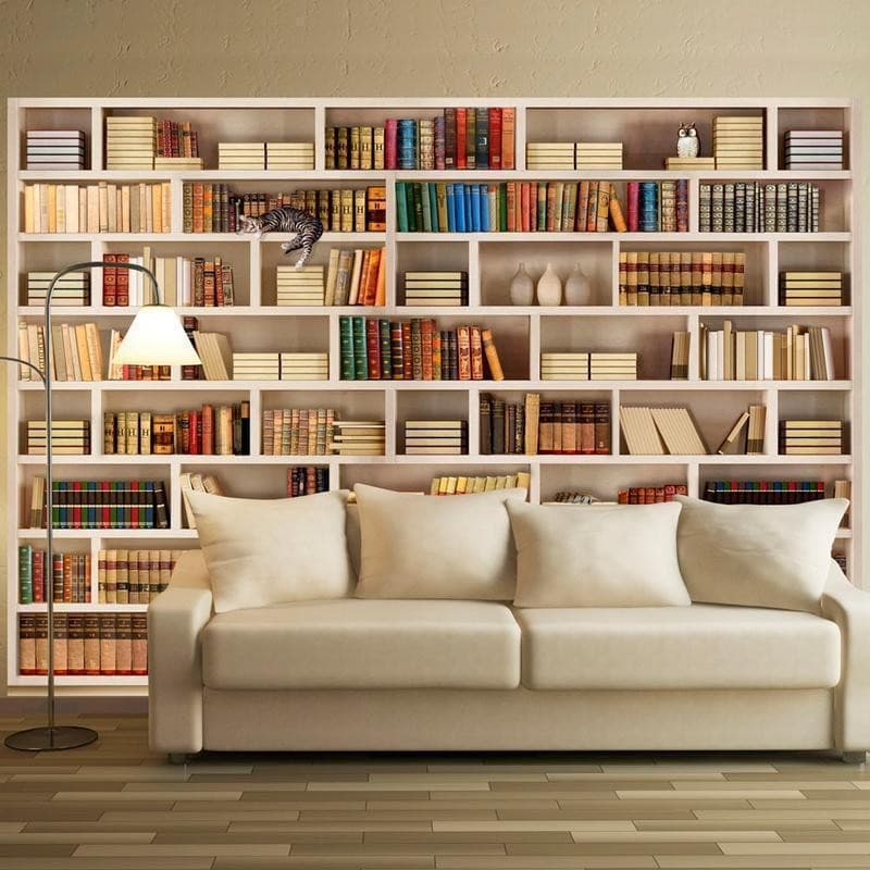 Fotomurale Biblioteca di casa in Carta da parati Collezione Casa - Trebisacce, commercioVirtuoso.it