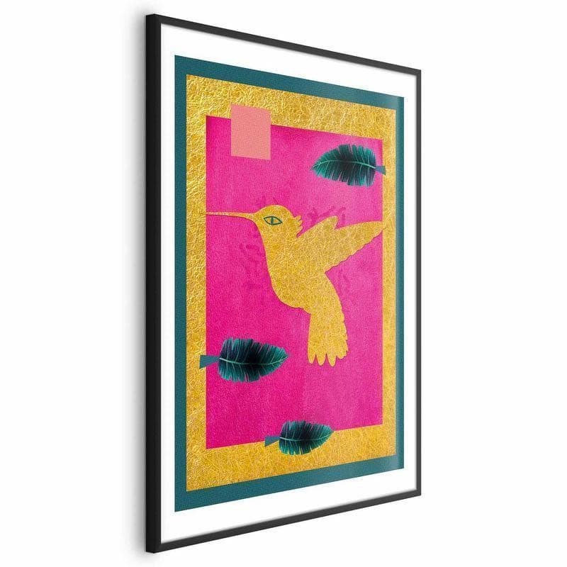 Poster - Golden Hummingbird in Poster e stampe Collezione Casa - Trebisacce, commercioVirtuoso.it