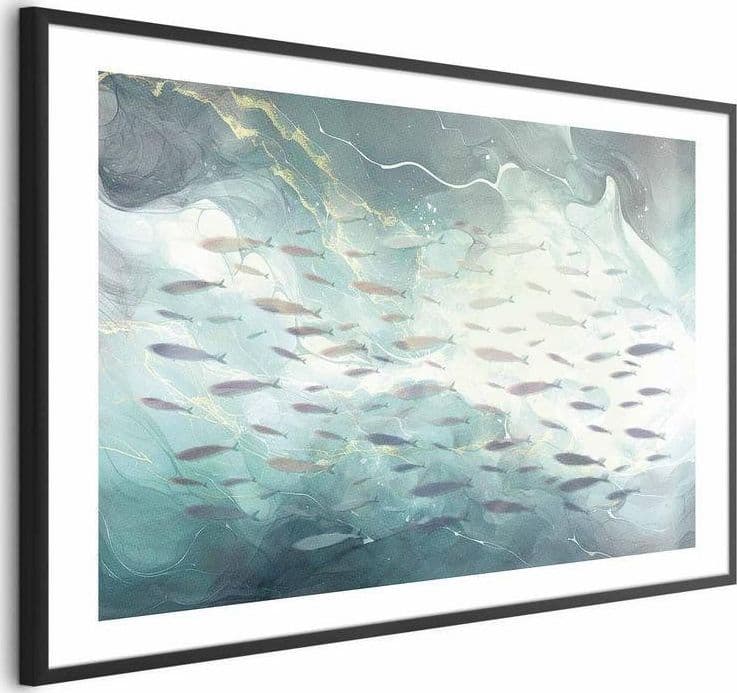 Poster - School of Small Fish in Poster e stampe Collezione Casa - Trebisacce, commercioVirtuoso.it