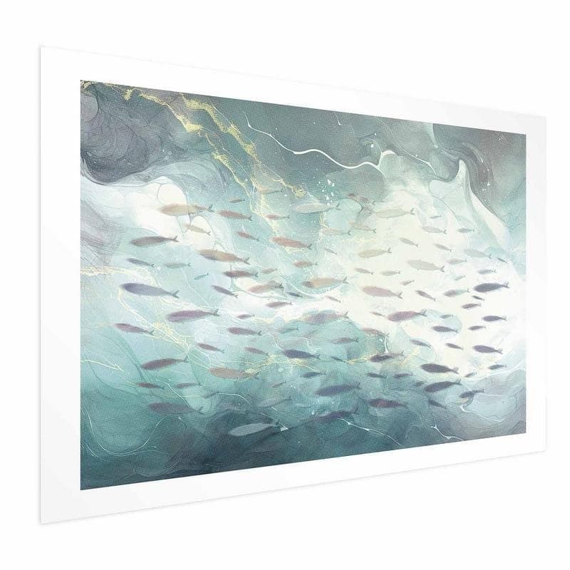 Poster - School of Small Fish in Poster e stampe Collezione Casa - Trebisacce, commercioVirtuoso.it