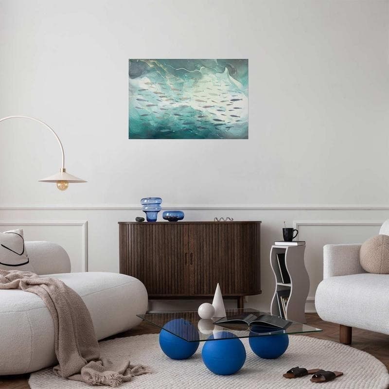 Poster - School of Small Fish in Poster e stampe Collezione Casa - Trebisacce, commercioVirtuoso.it