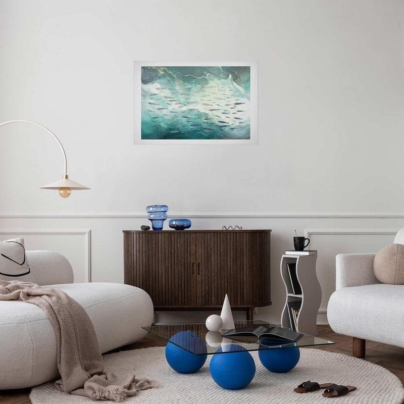 Poster - School of Small Fish in Poster e stampe Collezione Casa - Trebisacce, commercioVirtuoso.it