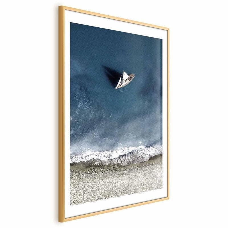 Poster - Yacht on the Sea in Poster e stampe Collezione Casa - Trebisacce, commercioVirtuoso.it