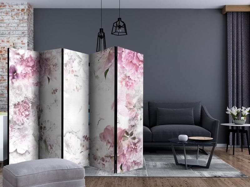 Paravento Dancing peonies II [Room Dividers] in Paraventi Collezione Casa - Trebisacce, commercioVirtuoso.it