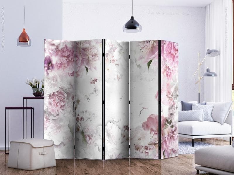 Paravento Dancing peonies II [Room Dividers] in Paraventi Collezione Casa - Trebisacce, commercioVirtuoso.it