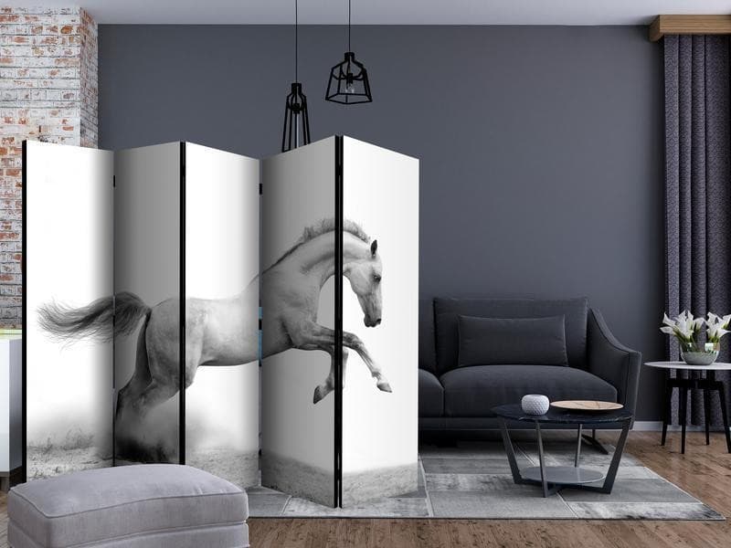 Paravento White gallop II [Room Dividers] in Paraventi Collezione Casa - Trebisacce, commercioVirtuoso.it