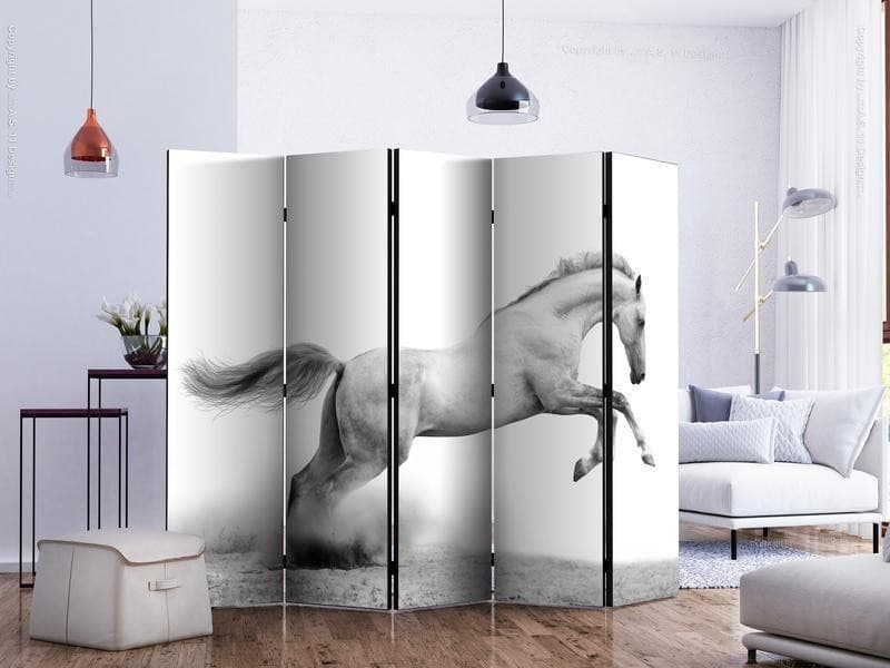 Paravento White gallop II [Room Dividers] in Paraventi Collezione Casa - Trebisacce, commercioVirtuoso.it
