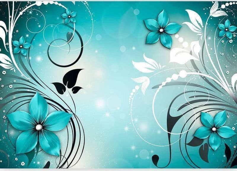 Fotomurale adesivo Sogno turquoise in Carta da parati Collezione Casa - Trebisacce, commercioVirtuoso.it