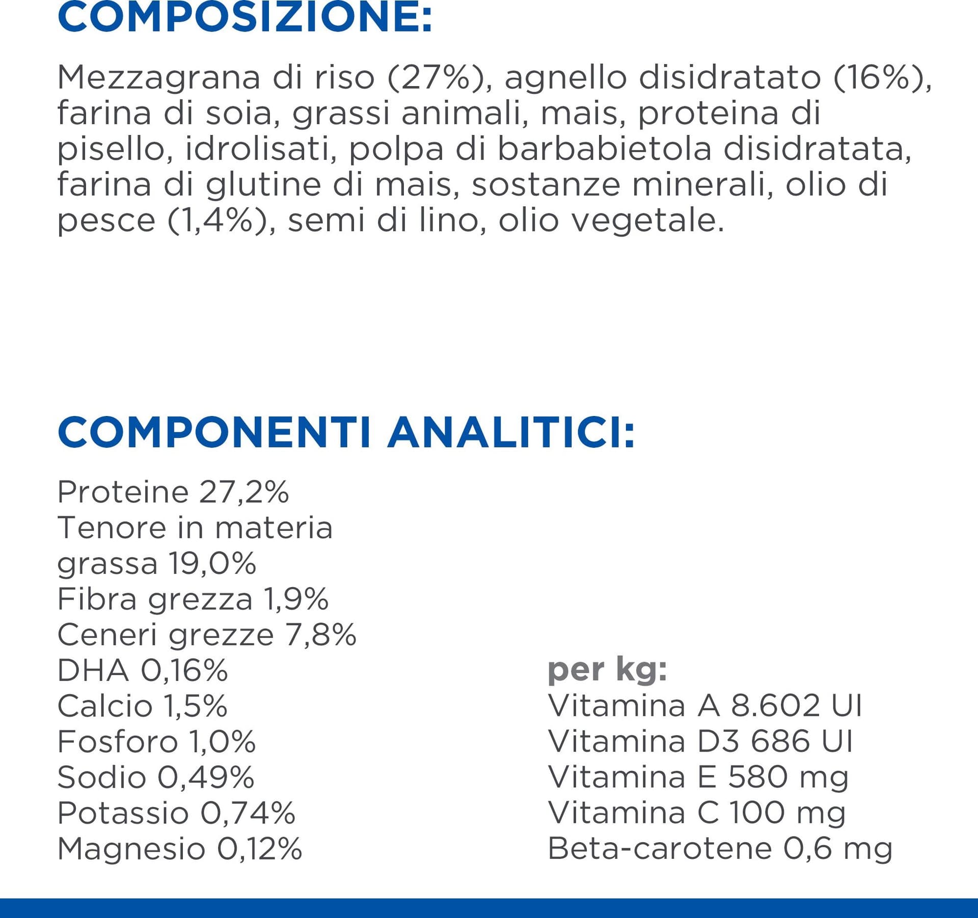Hill's Mantenimento secco Cani Puppy Medium agnello e riso in Secco 101 Market - Poggibonsi, commercioVirtuoso.it