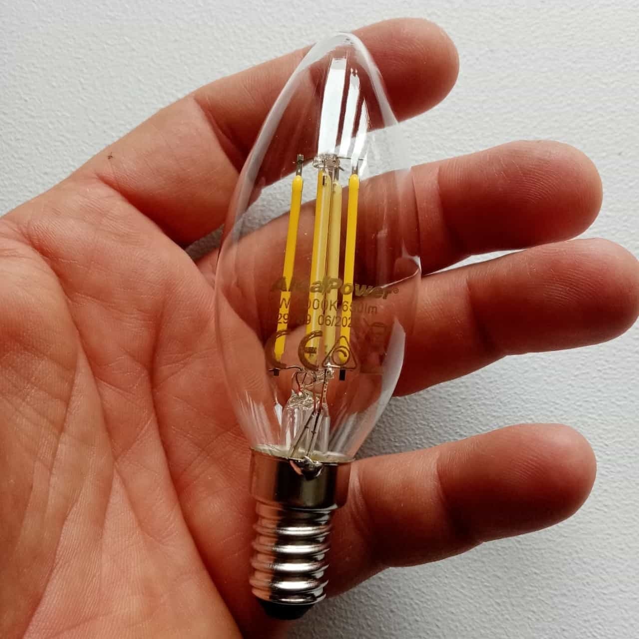 Alca Power C35 6W 220V 650lm 4000K E14 lampada oliva a filamento dimmerabile a led in Lampadine a LED Aloiserw.com - Altomonte, commercioVirtuoso.it