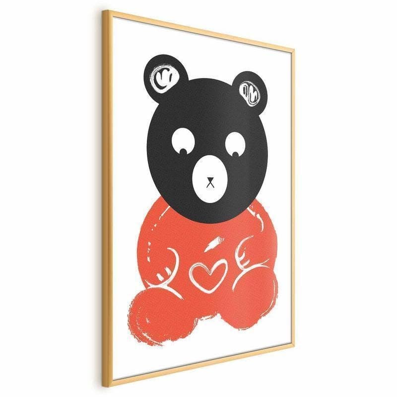 Poster - Thoughtful Bear in Poster e stampe Collezione Casa - Trebisacce, commercioVirtuoso.it