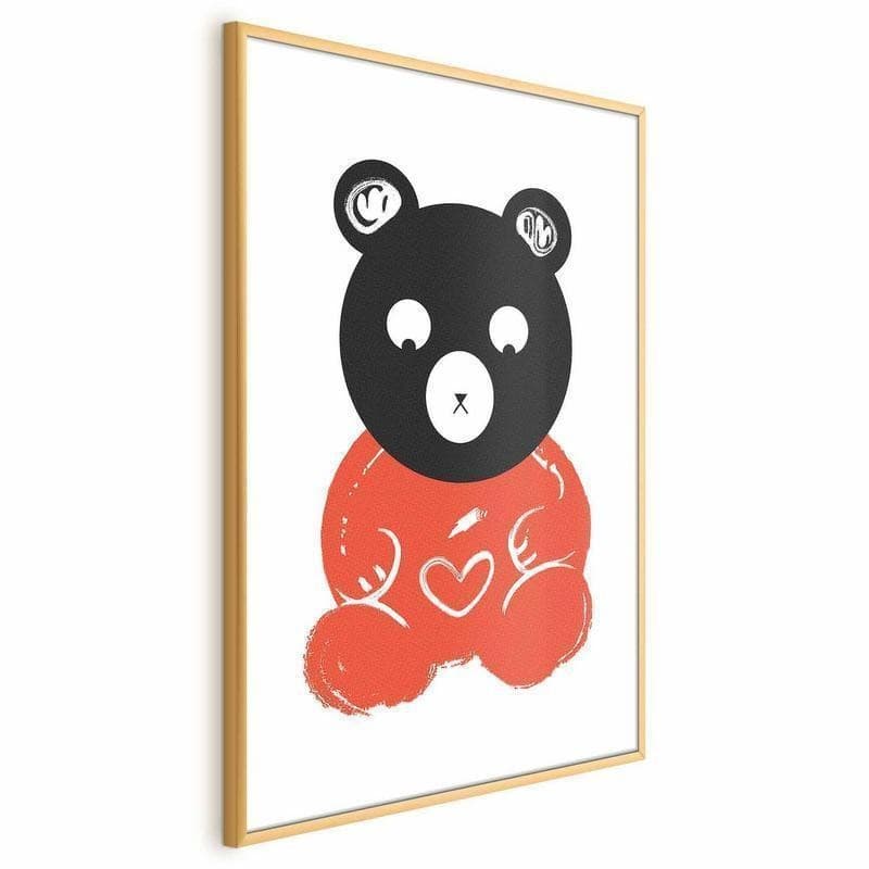 Poster - Thoughtful Bear in Poster e stampe Collezione Casa - Trebisacce, commercioVirtuoso.it