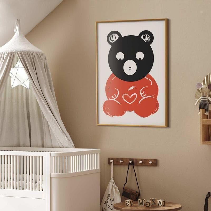 Poster - Thoughtful Bear in Poster e stampe Collezione Casa - Trebisacce, commercioVirtuoso.it