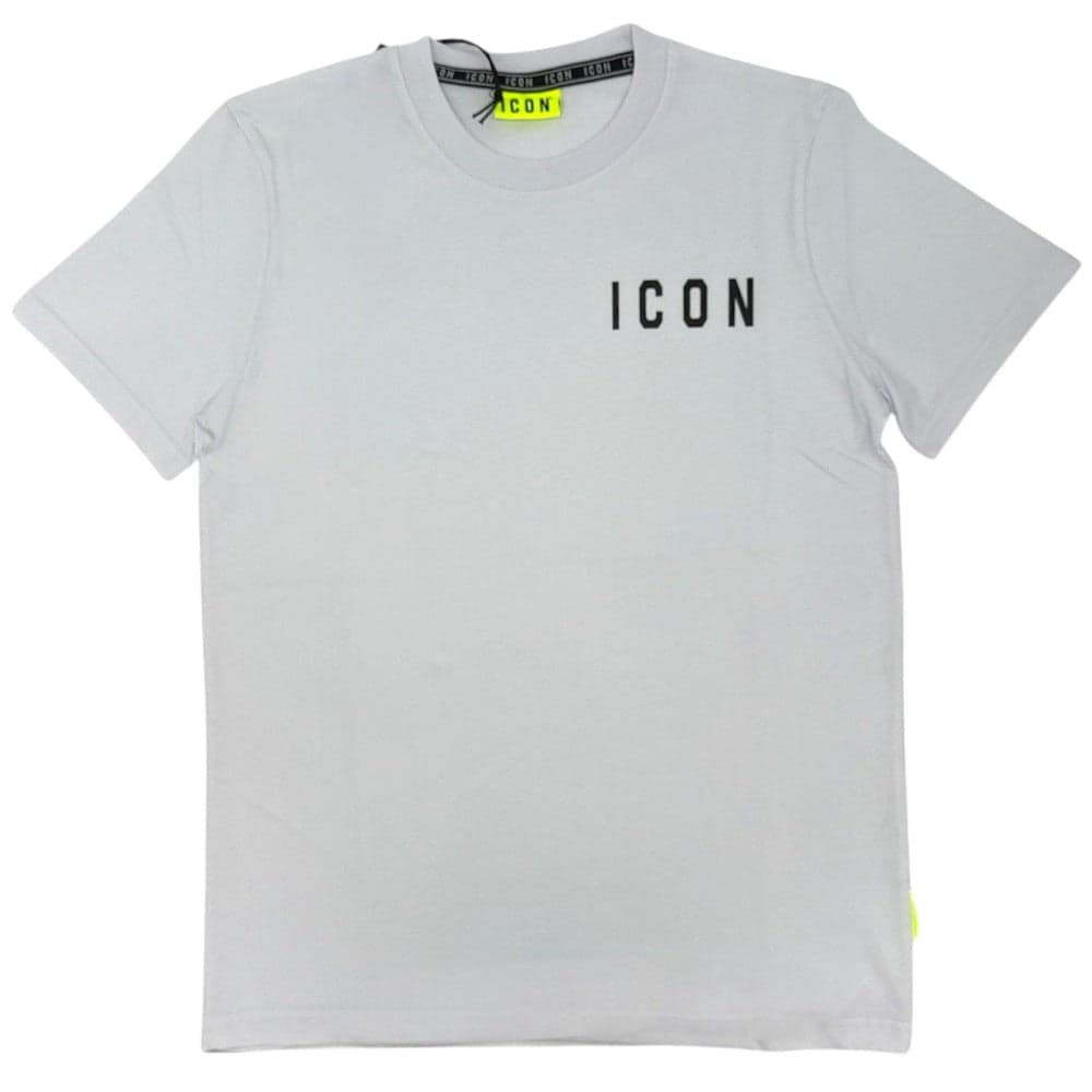 ICON t-shirt bianca logo lato cuore ICUS2S5T022