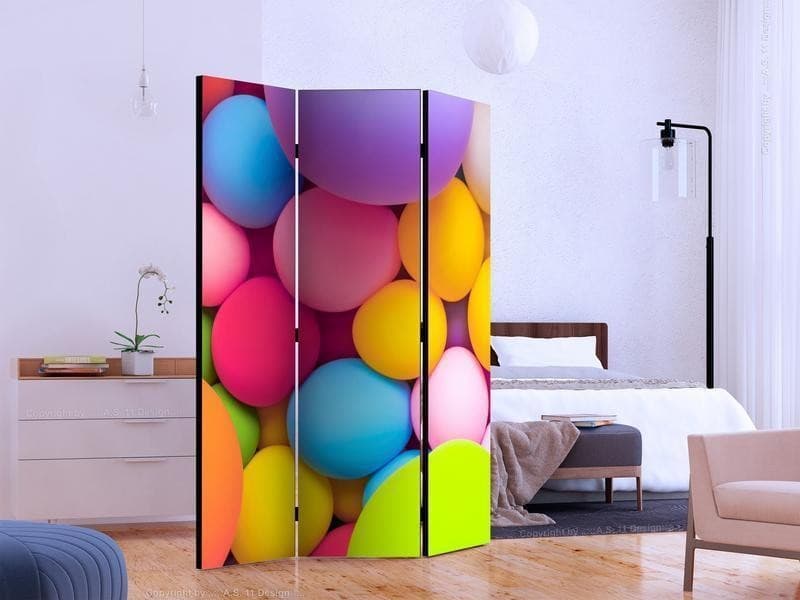 Separè a tre Pannelli Colourful Balls in Paraventi Collezione Casa - Trebisacce, commercioVirtuoso.it